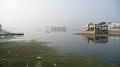 P1060464- Lake palace hotel dans la brume matinale - Udaipur